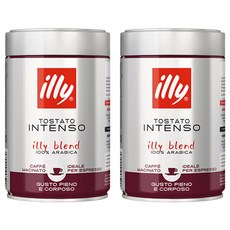 일리 인텐소 볼드 로스트 그라운드, 에스프레소, 250g, 2개