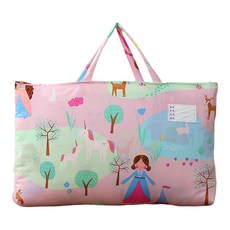 Hong Yew Bedding 鴻宇寢飾 兒童睡袋 防蹣抗菌 可機洗被胎 精梳棉 台灣製 2391, 莉雅公主 粉色