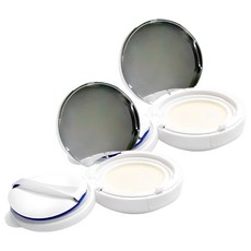 Matava DIY Cushion Pact 眼罩 73 x 73 x 27 毫米, 白色+銀色, 2個