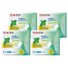 康乃馨 清涼護墊, 標準型(15cm), 24片, 4包