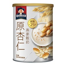 QUAKER 桂格 原杏仁燕麥穀奶, 390g, 1罐