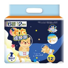 Pet STAR 寵物星樂園 寵物狗尿布 老大禮貌袋, M, 12片, 1包