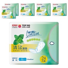 康乃馨 清涼護墊, 標準型(15cm), 24片, 6包