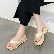 라블 여성용 키높이 쪼리 슬리퍼 6cm
