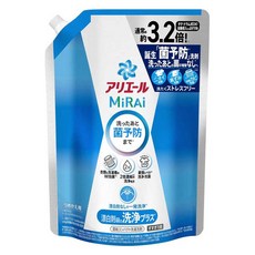 ARIEL MiRAi 日本原裝進口 抗菌2倍濃縮淨白洗衣精補充裝 藍色, 920g, 1包