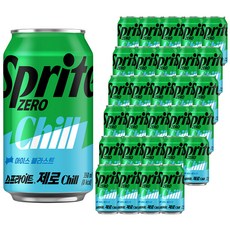 스프라이트 제로 Chill 사이다, 350ml, 48개입