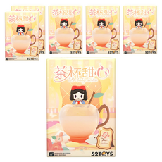 52TOYS 迪士尼公主 D baby系列 茶杯甜心 盲盒1中盒, 6盒