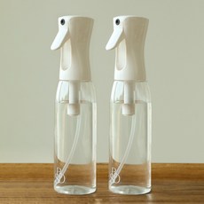 BeautifulDecoSense 壓縮細霧噴霧瓶, 2個, 白色