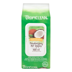 TROPICLEAN 巧倍麗 寵物用神奇柔膚巾, 100入, 1包