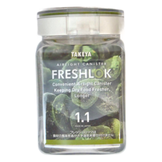 TAKEYA 日本制 密封保存罐 1.1L, 1個
