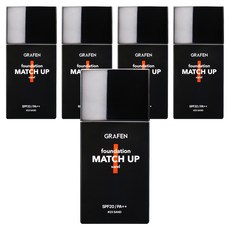 GRAFEN 男士粉底液 40ml, 23 Sand, 5瓶