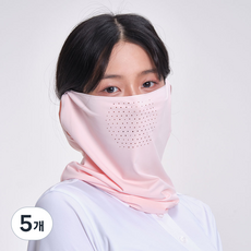 째째마켓 쿨 스포츠 마스크 VAG-1, 핑크, 5개