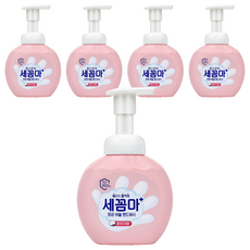 세균아꼼짝마 항균 버블 핸드워시 파우더향, 250ml, 5개