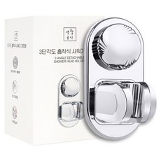 Saenghwalgongsik 三段角度吸附式蓮蓬頭支架, 單色, 1個