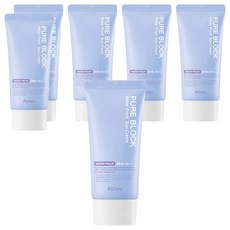어퓨 퓨어 블록 내추럴 워터프루프 선크림 SPF50+ PA+++, 50ml, 6개