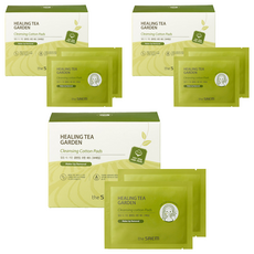 더샘 힐링 티 가든 클렌징 코튼 패드, 30개입, 3개