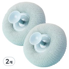 Yeobihome 海綿沐浴球, 藍色, 4入, 1個
