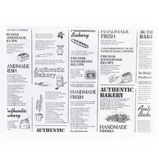 原紙製品 烘焙塗層羊皮紙 黑白雜誌 WP08, 500張, 1組