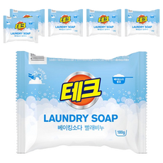 테크 베이킹소다 세탁비누, 180g, 6개