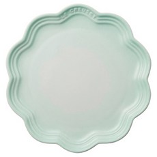 LE CREUSET 荷葉邊盤 18公分, 1入, 冰綠