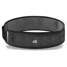 OUDU 高級便攜式運動跑步腰帶, 1個, 02 槍灰色