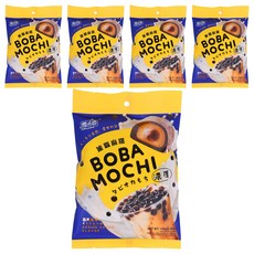 유키앤러브 산수공 보바 모찌 브라운슈거향, 120g, 5개