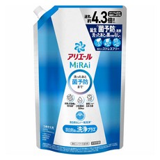 ARIEL MiRAi 日本原裝進口 抗菌2倍濃縮淨白洗衣精補充裝 藍色, 1.22kg, 1包