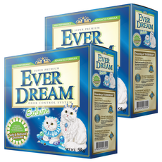 EVER DREAM 速凝結貓砂, 高品質天然膨潤土, 強力除臭, 9KG, 強效抗菌配方, 2盒