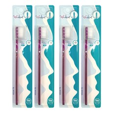 WEDENT 威登 孕婦用方形頭牙刷 全細毛 SS 梅花, 4個, 1件