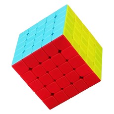 QYTOYS 奇藝 魔方格六階比賽專用魔術方塊 ABS安全塑料 高質感無痕磨砂面, 六色螢光版, 1個