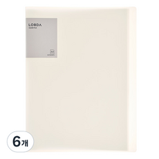 lobda A4 40頁透明文件夾, 迷霧白, 6個