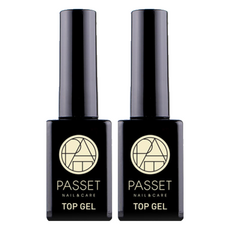 刻面明亮指甲頂部凝膠, 透明色, 10ml, 2個