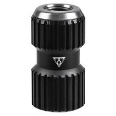 TOPEAK NANO AIRBOOSTER 微型CO2氣嘴頭 10g 不附CO2氣瓶, 1個, Black