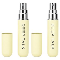 딥톡 펌핑식 향수 공병 5ml DT0038, 옐로우, 2개