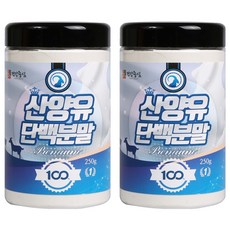 건강중심 산양유 단백질 분말, 2개, 250g