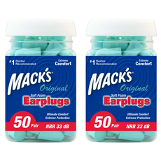 Macks 오리지널 귀마개, 2개, 50쌍