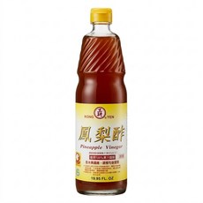 KONG YEN 工研 鳳梨水果醋, 600ml, 1瓶