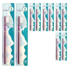 WEDENT 威登 孕婦用方形頭牙刷 全細毛 SS 梅花, 10個, 1件