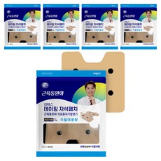 아텍스 테이핑 자석패치 허리 H형 + 리필 대용량 15개, 5세트