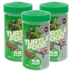 UP AQUA 雅柏 烏龜專用飼料 E-217, 100g, 3罐