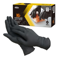 Yuhan Kimberly 可麗格 丁腈手套 100入, 黑色, 1個, 小(S)