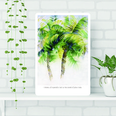 아이캔컴퍼니 국내생산 접이식 액자 테이블, 야자수그늘