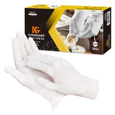 Yuhan Kimberly 可麗格 丁腈手套 100入, 白色, 1個, 大(L)