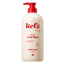 kefii 四合一兒童沐浴乳, 1個, 1000ml