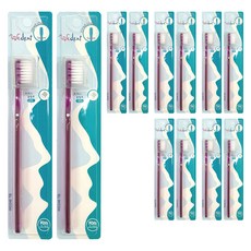 WEDENT 威登 孕婦用方形頭牙刷 全細毛 SS 梅花, 12個, 1件