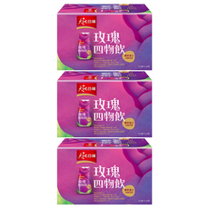 天地合補 膠原蛋白玫瑰四物飲，添加玫瑰果，120毫升 x 6瓶, 720ml, 3盒