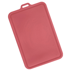 실리콘스토리 국내제조 항균 실리콘 플래티넘 양면 도마, 코랄레드, 1개