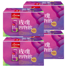 天地合補 膠原蛋白玫瑰四物飲，添加玫瑰果，120毫升 x 6瓶, 720ml, 4盒