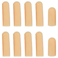 아리코 손가락 보호 실리콘 골무 10p 세트, 스킨, 1세트