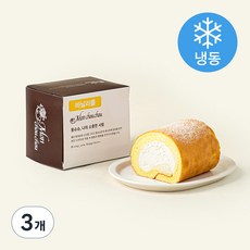 Monchouchou 바닐라롤 하프 (냉동), 194g, 3개